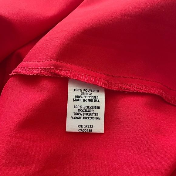 Nanette Lepore Red Midi Dress - Picture 6 of 8